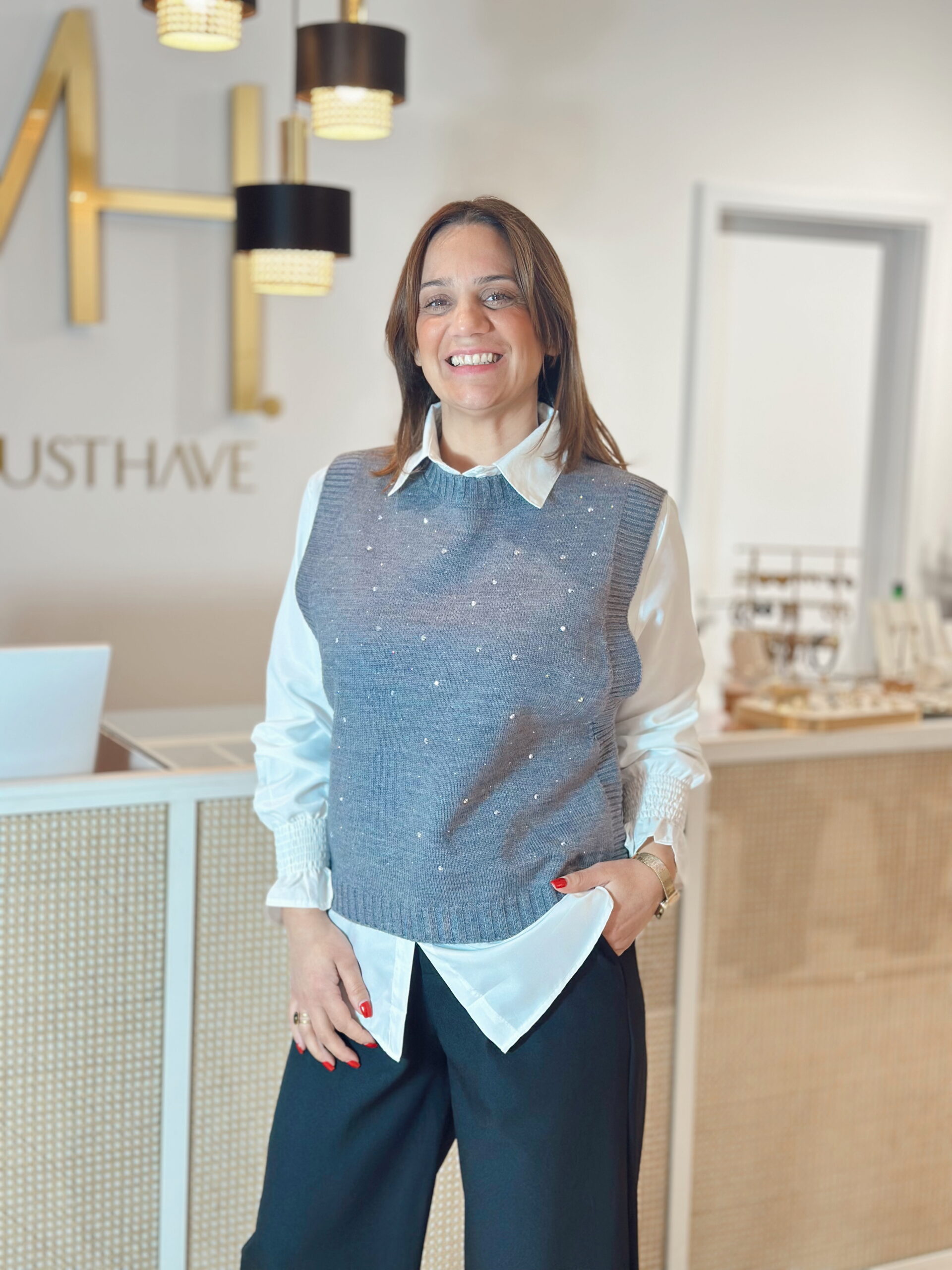 Conjunto Colete e Camisa