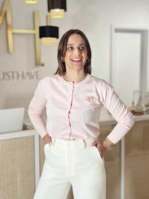 Cardigan em malha 🤍