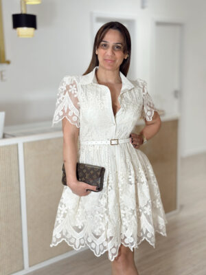 Vestido Renda Curto